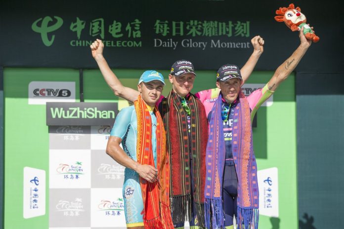 TODAYCYCLING - En s'imposant sur l'étape reine du Tour of Hainan, l'ancien champion du monde des U23 a signé son tout premier succès pro. Photo : D.R