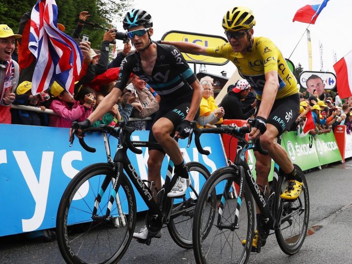 TODAYCYCLING - Wout Poels, l'équipier indispensable de Chris Froome sur le Tour de France 2016. Photo : Sky