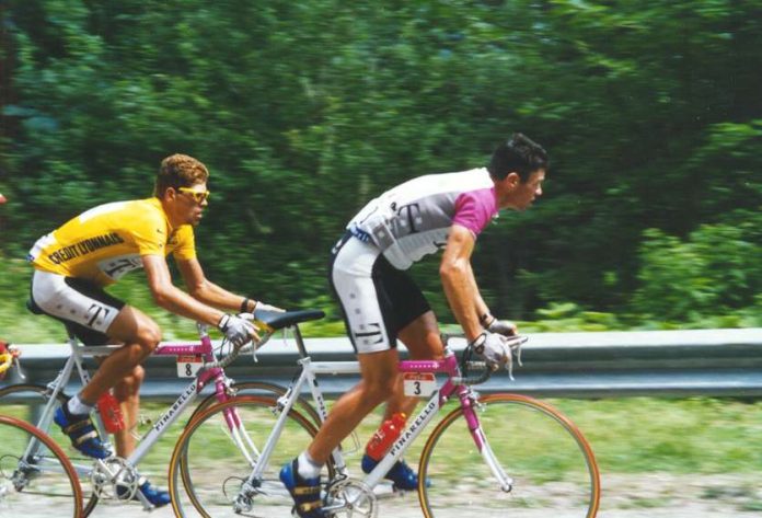 Todaycycling: Jan Ullrich maillot jaune en 1997 Photo : wikipedia