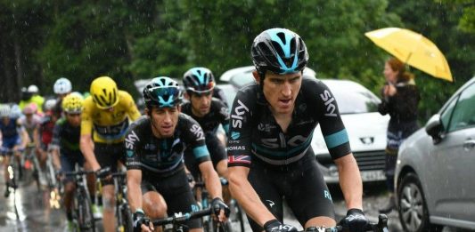 TODAYCYCLING.COM - Geraint Thomas a travaillé dur pour aider son ami Chris Froome à remporter son troisième Tour de France. Photo : Team Sky.