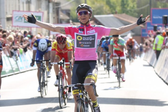 TodayCycling - Bryan Coquard remporte sa troisième étape consécutive sur les 4 Jours 2016. Photo : Direct Energie