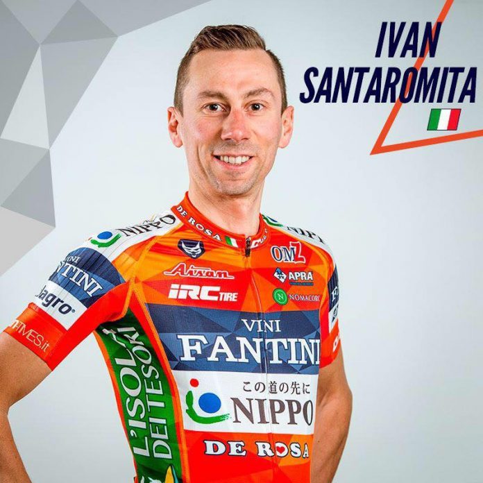 TODAYCYCLING.COM - Ivan Santaromita roulera en 2017 avec Nippo-Vini Fantini. Photo : Facebook