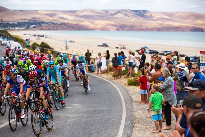 TODAYCYCLING.COM - Le Tour Down Under 2017, première épreuve World Tour de la saison. Photo : South Australia