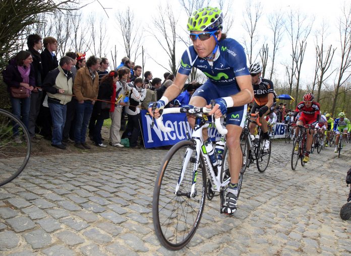 TODAYCYCLING - Ivan Gutierrez au Tour des Flandres - Photo: Movistar