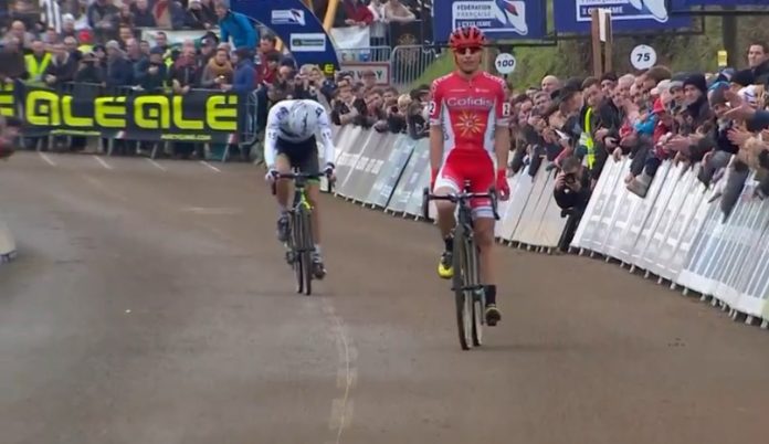 TODAYCYCLING - Clément Venturini sacré champion de France de cyclo-cross - Photo: FranceTV