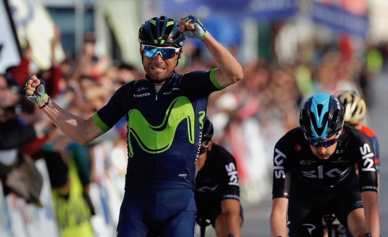 Alejandro Valverde (Movistar) s’impose, les français dans le coup