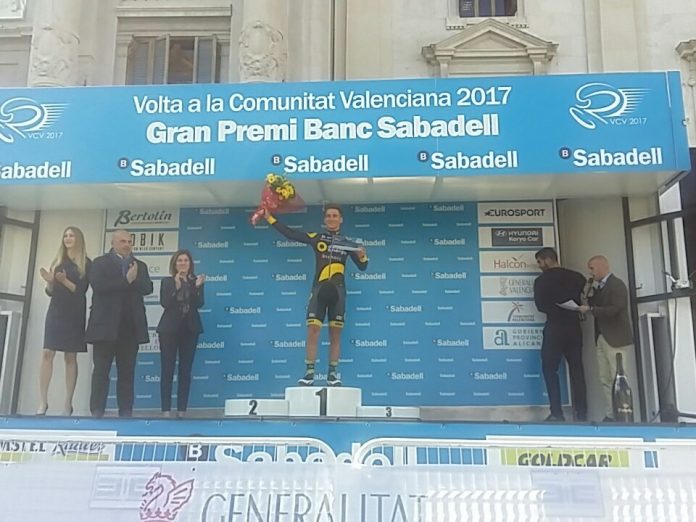 Bryan Coquard (Direct Energie) remporte la dernière étape du Tour de Valence