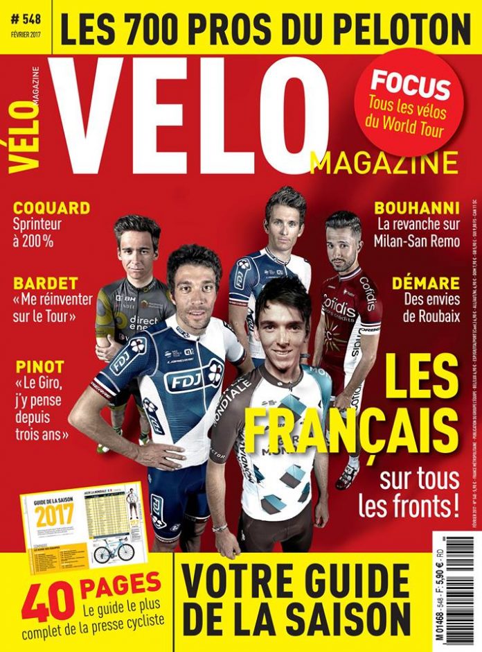 Vélo Magazine février 2017 est en kiosques partout en France
