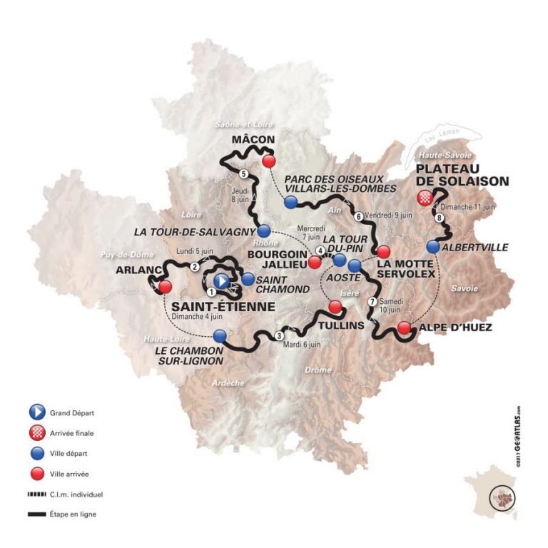 Critérium Dauphiné : le parcours dévoilé, l’Alpe d’Huez fait son retour
