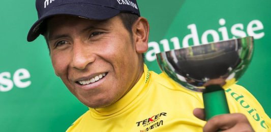 Nairo Quintana endosse le maillot jaune de leader du Tour de Romandie 2016