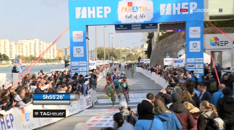 Tour de Croatie, Nicola Ruffoni (Bardiani) devant Giacomo Nizzolo (Trek)
