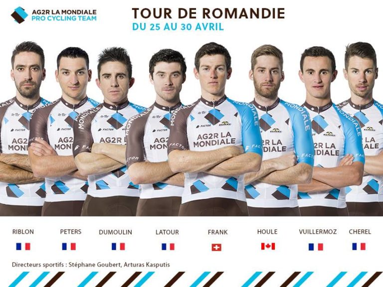 Tour de Romandie, l’Ag2r La Mondiale avec Frank, Vuillermoz, Latour