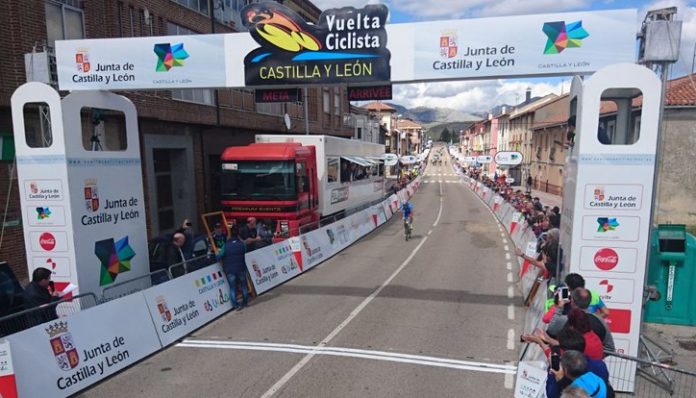 Résumé (classements, résultats, vidéo) de la première étape du Tour de Castille et Leon et de la victoire d'Alexander Evtushenko (Lokosphinx)