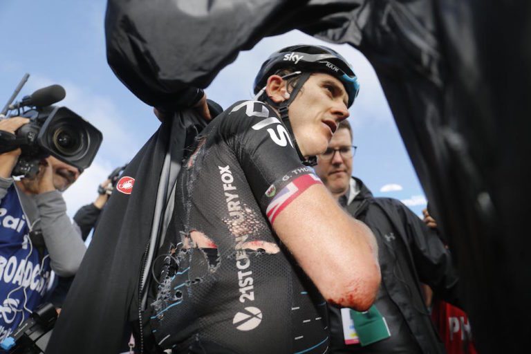 Geraint Thomas : « Je vais me battre pour le Top 10 du Tour d’Italie »