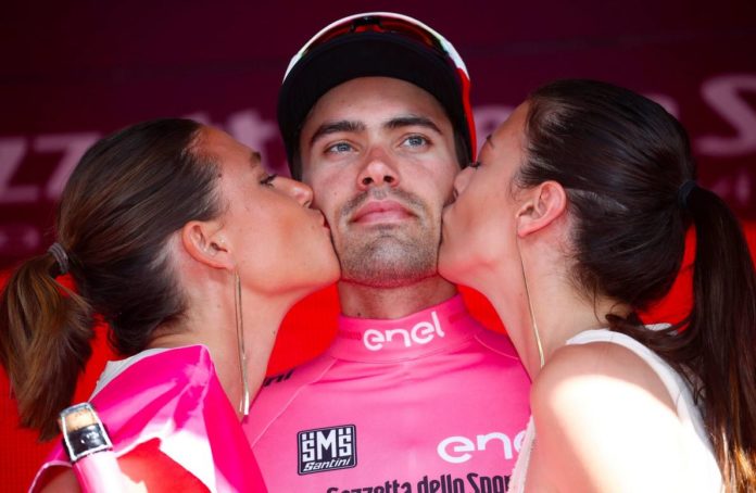 Tom Dumoulin, malade sur l'étape reine du Giro 2017 a conservé son maillot rose de leader