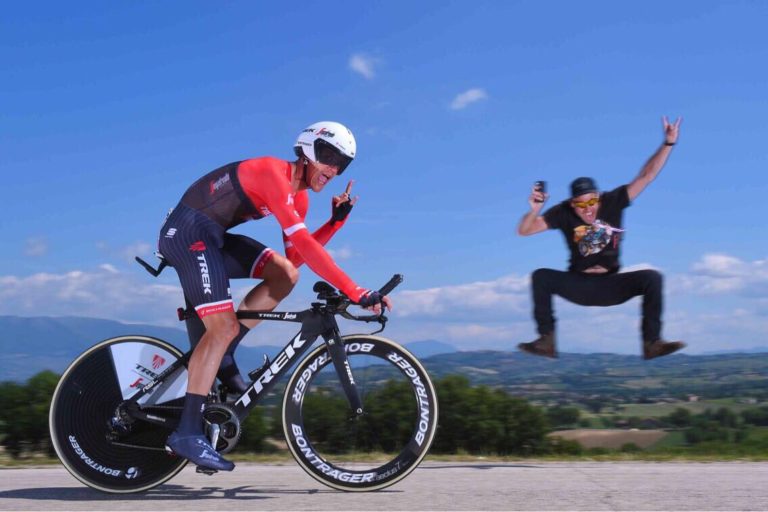 Giro 2017. Jasper Stuyven s’est amusé pendant son chrono, cool !