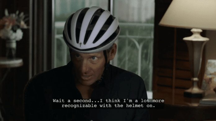 Lance Armstrong à l'affiche du film 