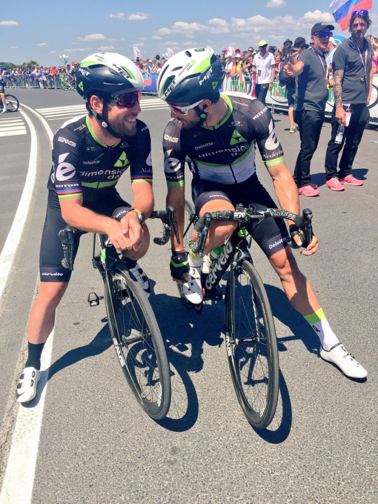 Giro 2017. Mark Cavendish au départ de la 11ème étape à Firenze !