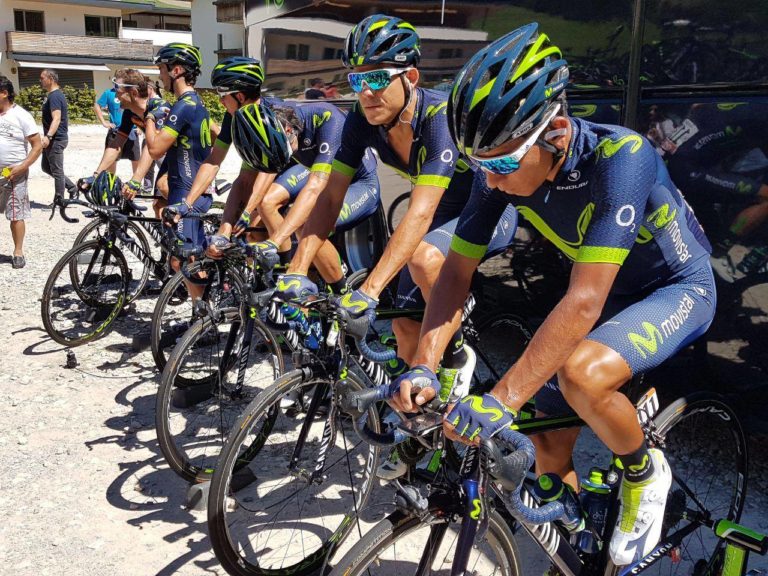 L’équipe Movistar avec ses trois leaders sur le Tour de France 2018 ?