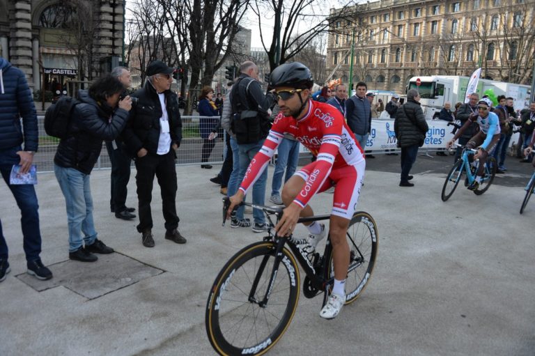 Nacer Bouhanni (Cofidis) toujours bien sonné après sa chute