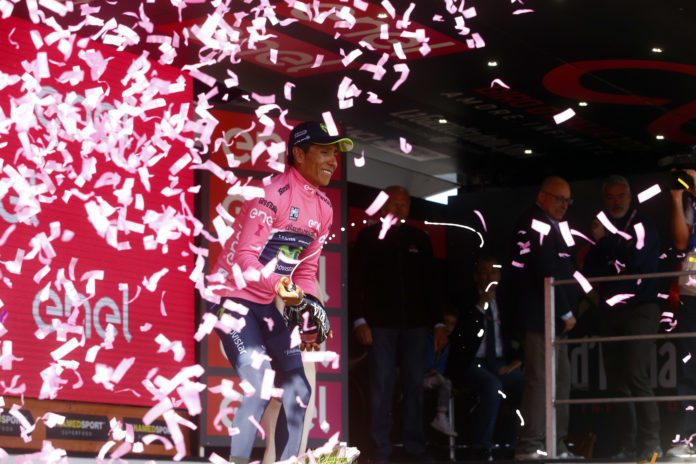 Nairo Quintana est le nouveau maillot rose de ce Giro 217