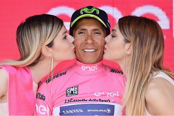 Nairo Quintana nouveau maillot rose du Giro 2017