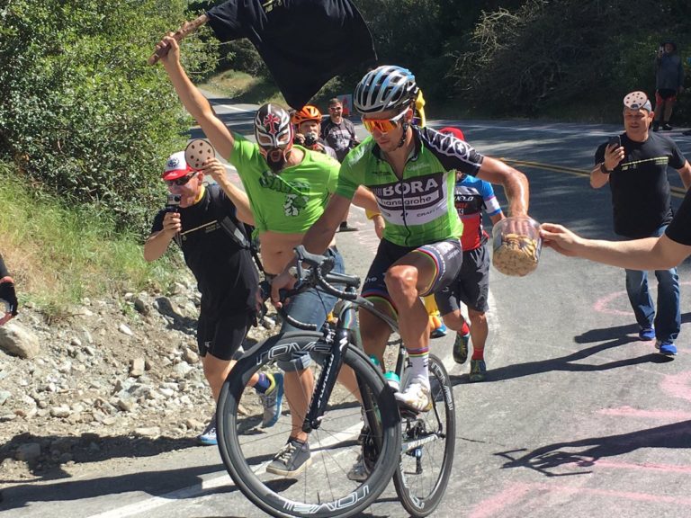 Tour de Californie. Un wheeling et des cookies pour Peter Sagan !