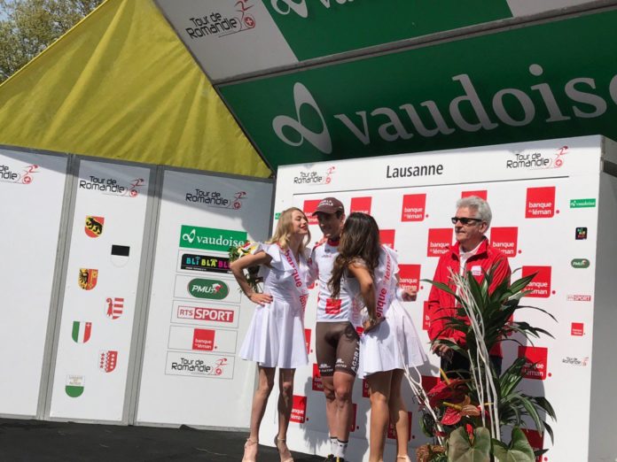 Pierre Latour remporte pour la deuxième fois le classement de meilleur jeune du Tour de Romandie