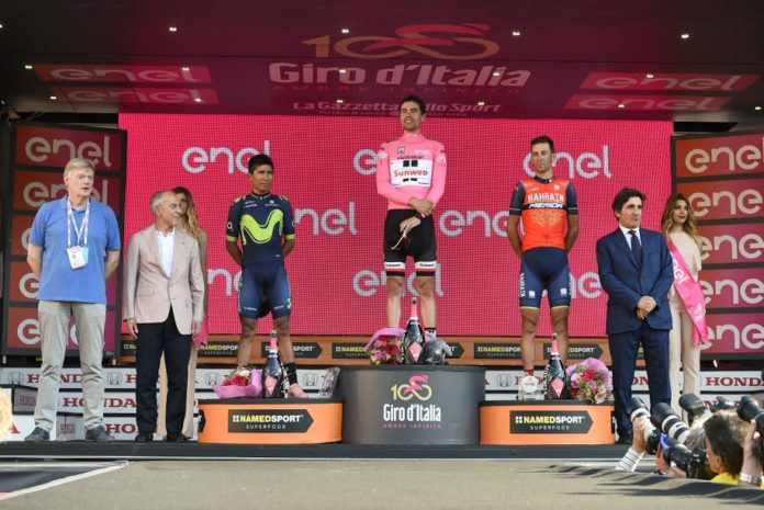 Podium final du Giro 2017