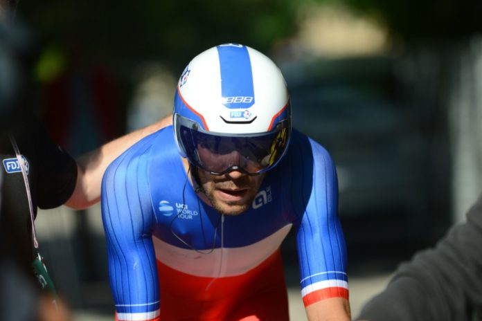 Thibaut Pinot lors du contre-la-montre de Montefalco (Giro 2017)