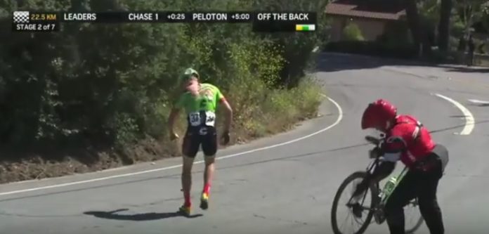 Toms Skujins chute sur le Tour de Californie 2017