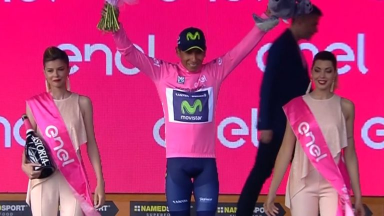 Tour d’Italie : Nairo Quintana fait coup double, Thibaut Pinot 2e