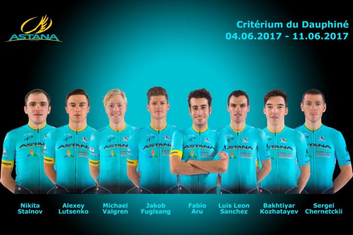 Astana autour d'un Fabio Aru incertain sur le Critérium du Dauphiné