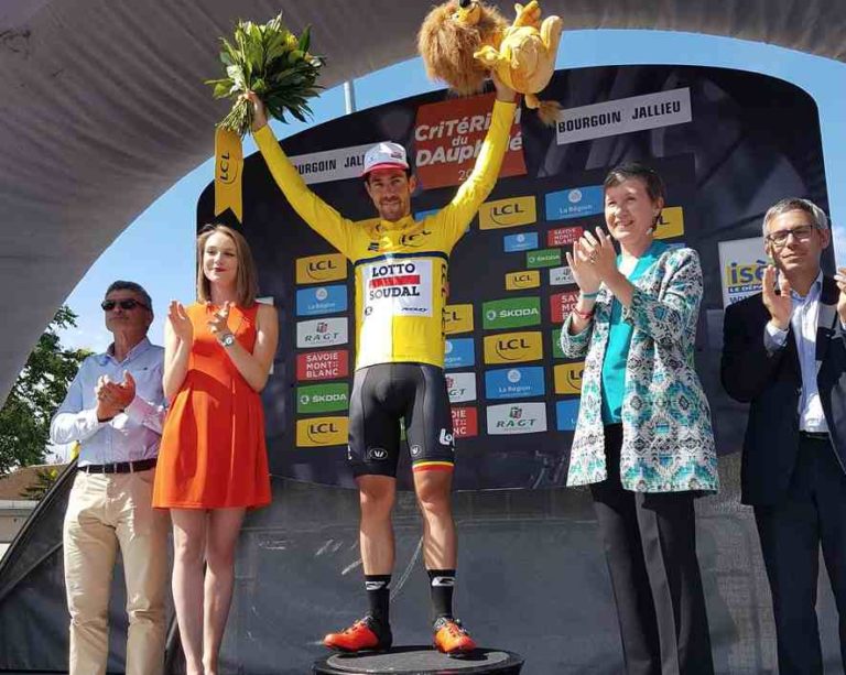 Thomas de Gendt, l’ancien maillot jaune, quitte le Critérium du Dauphiné
