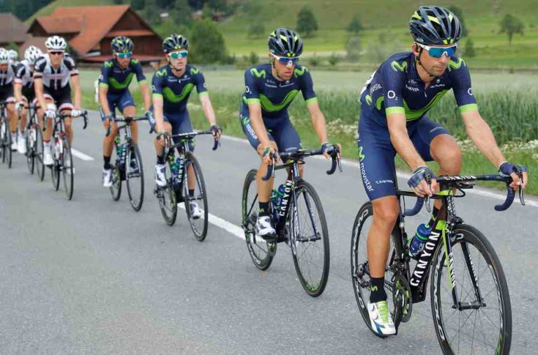 Alejandro Valverde et Nairo Quintana au départ du Tour de Catalogne