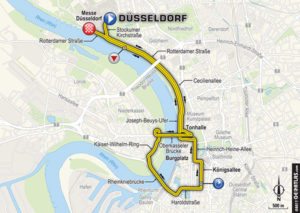 Tour de France 2017. Présentation (parcours, profil, programme tv) du Grand Départ de Dusseldorf le 1er juillet, contre la montre