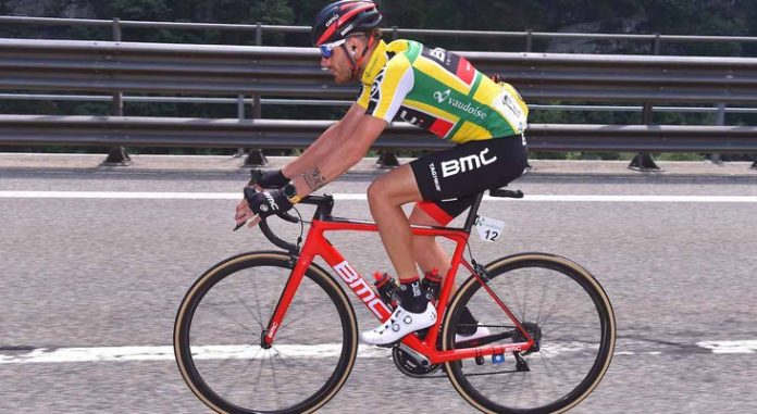 Deuxième du classement général du Tour de Suisse 2017, l'Italien Damiano Caruso (BMC Racing) était plus que satisfait de sa