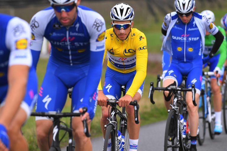 Julian Alaphilippe au départ du tour de Burgos