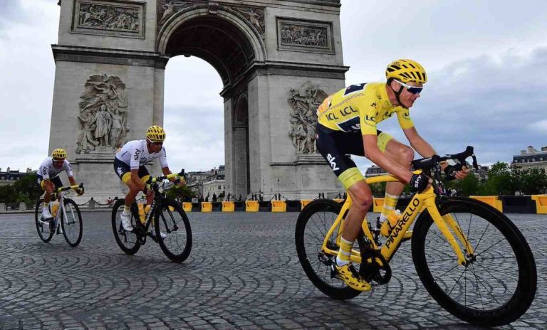 Christopher Froome (Sky) remporte le Tour de France 2017