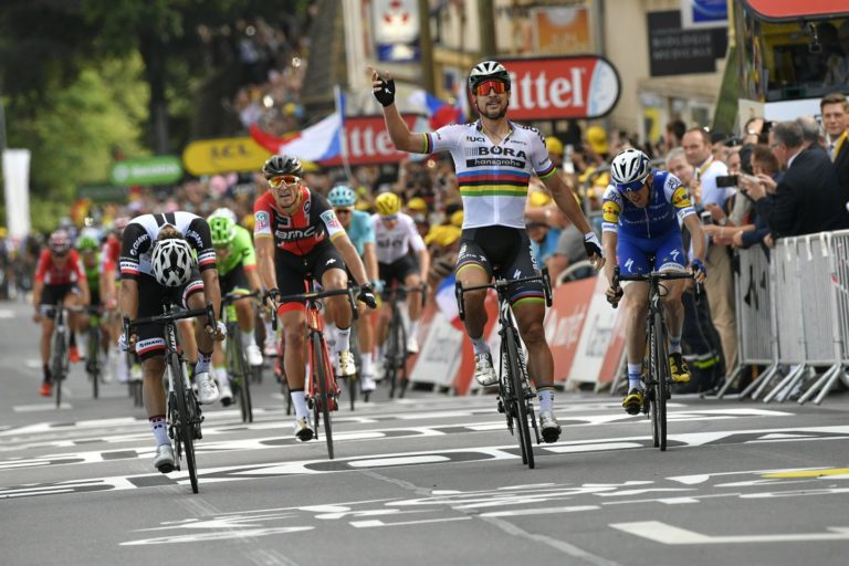 Comme prévu, Peter Sagan (Bora), facile vainqueur à Longwy