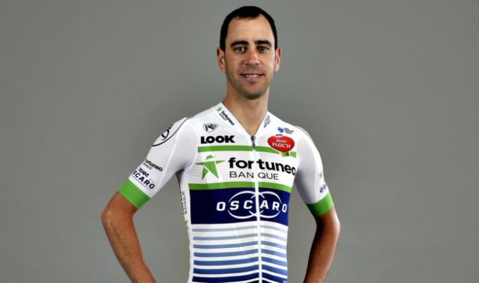 Eduardo Sepulveda avec le maillot Fortuneo Oscaro