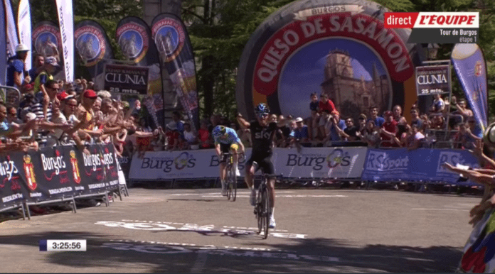 Mikel Landa mène le Tour de Burgos
