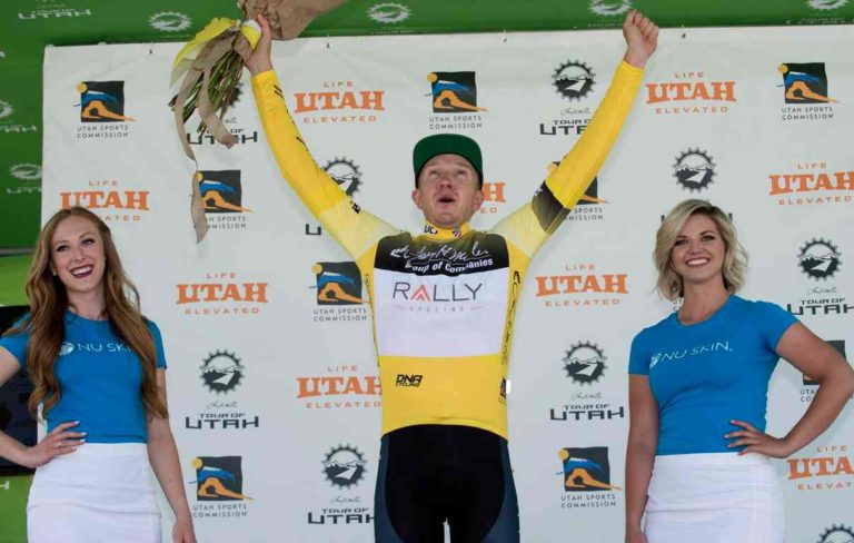 Etape et maillot de leader pour Rob Britton
