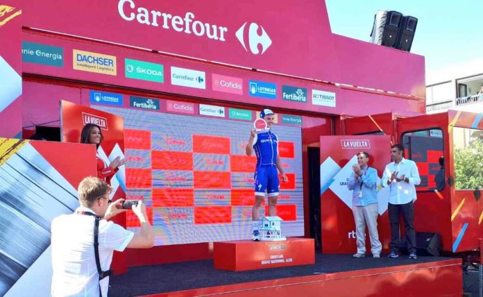 Vuelta 2017 Yves Lampaert et QuickStep-Floors vainqueurs à Gruissan