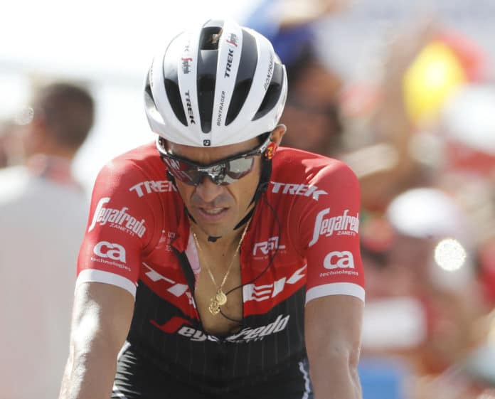 Vuelta 2017 - Alberto Contador aura encore essayé. Et si le coureur de Trek Segafredo n'a pas repris de temps à Chris Froome, au moins