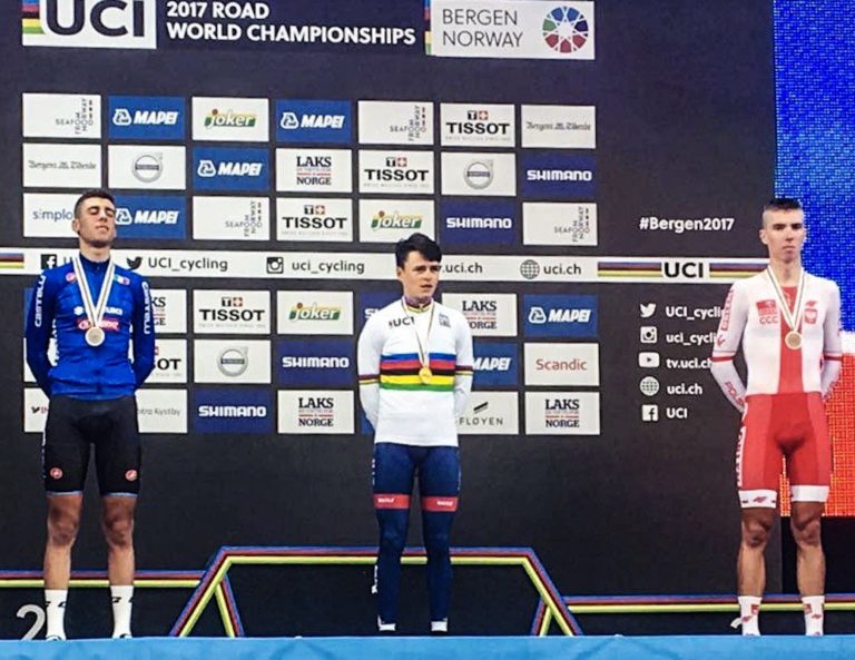 Bergen 2017 – Thomas Pidcock vainqueur du chrono juniors