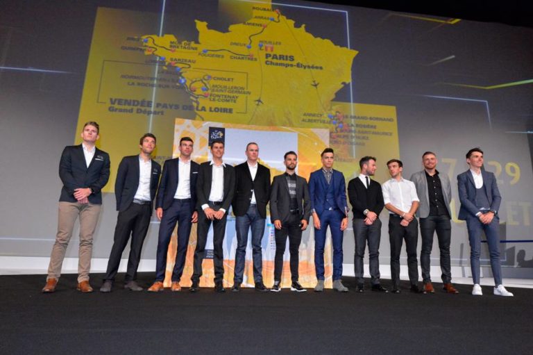 Les 22 équipes connues pour le Tour de France 2018