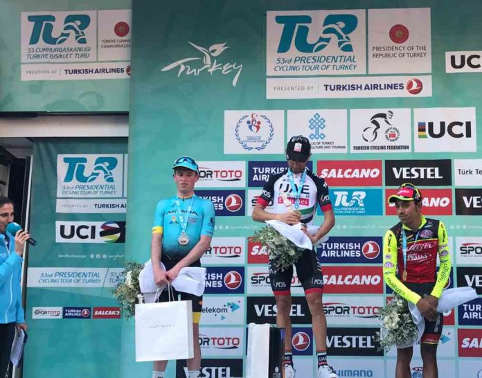Diego Ulissi nouveau leader du Tour de Turquie 2017