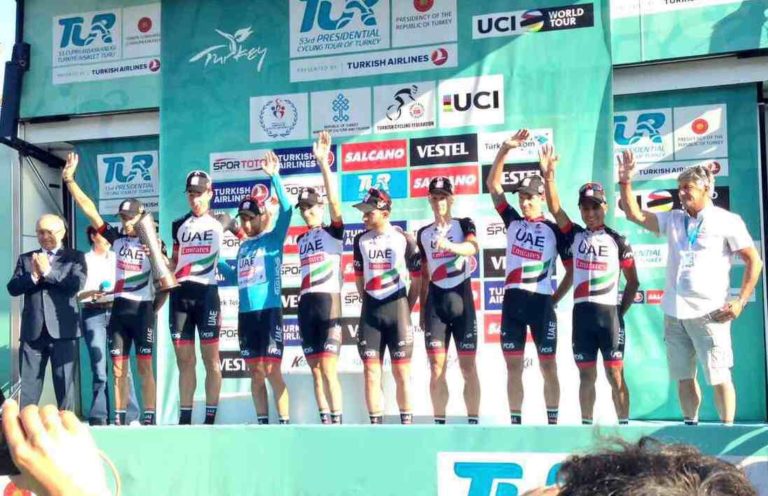 A Diego Ulissi le classement final et Theuns la dernière étape