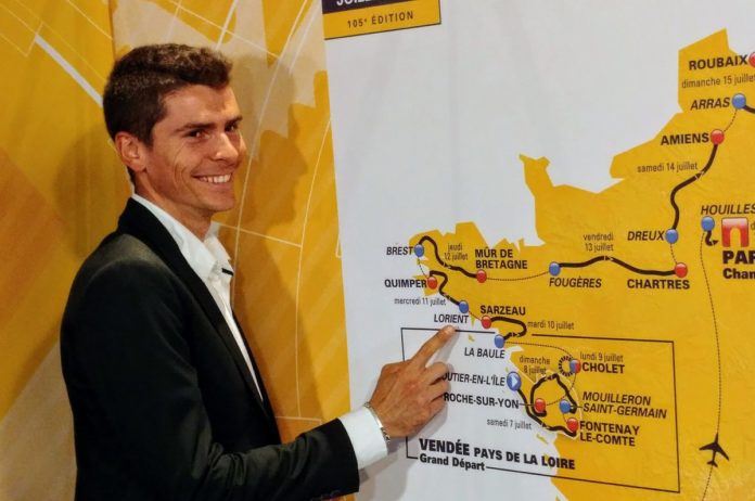 Carte Tour de France 2018 coupée en deux parties